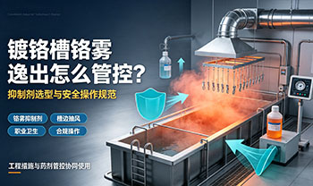 镀铬槽铬雾逸出怎么管控？抑制剂选型与安全操作规范