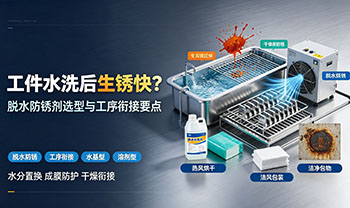 工件水洗后生锈快？脱水防锈剂选型与工序衔接要点