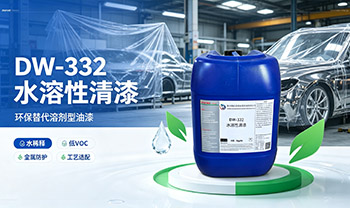 环保工艺升级｜DW‑332水溶性清漆，替代天那水/香蕉水类溶剂型油漆，助力表面处理行业绿色转型