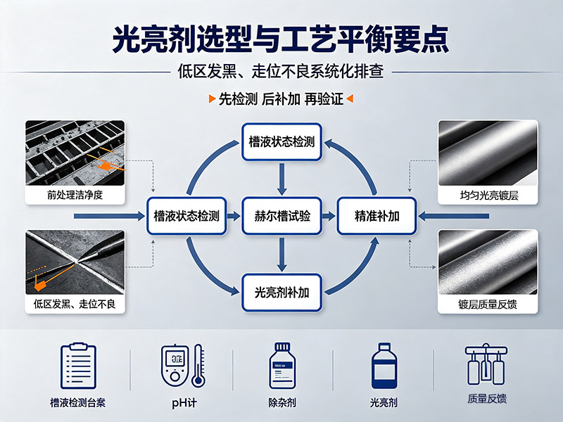 光亮剂选型与工艺平衡要点
